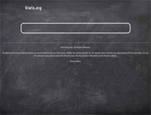 Tablet Screenshot of kiwis.org